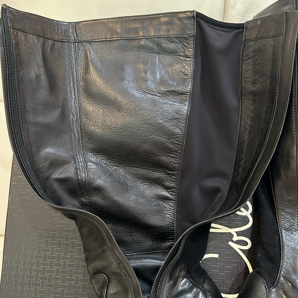 Cole Haan BLACK AIR JALISA TALL BOOT with Zip Closure in Size 4.5 В - Picture 6 of 17